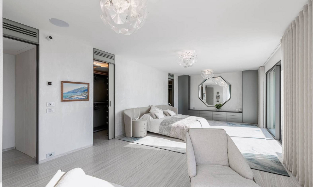 Villa Hotel Alassio in Alassio, Ligurian Riviera, Italy – spa relaxation area featuring heated indoor pool and loungers