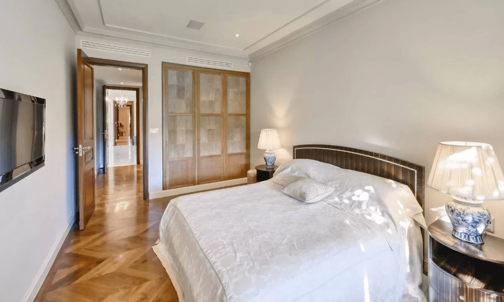 Villa Hotel La Salis in Antibes, French Riviera, France – decorative hallway corridor with archways and soft lighting