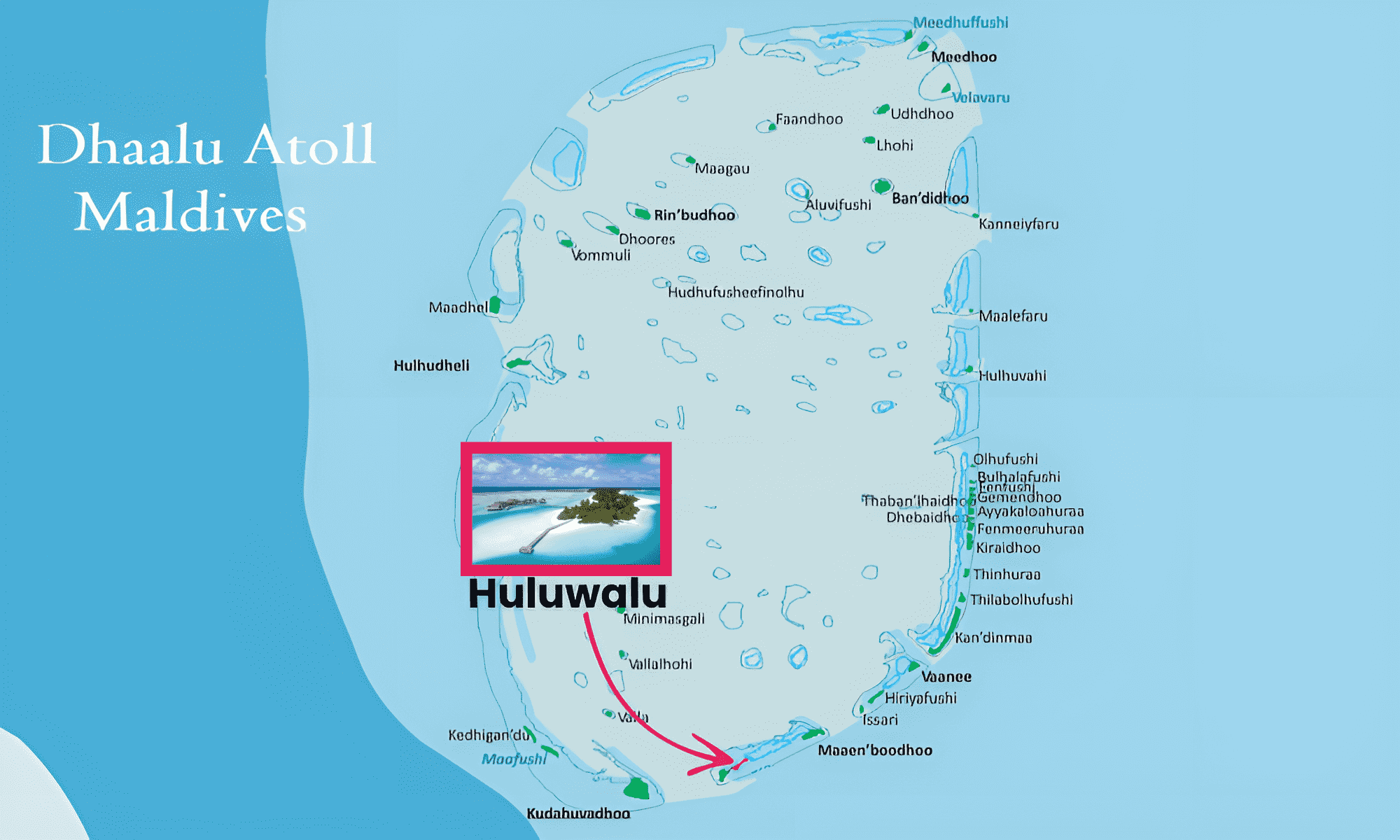 Maldives maps-Dhaalu atoll-Huluwalu islands