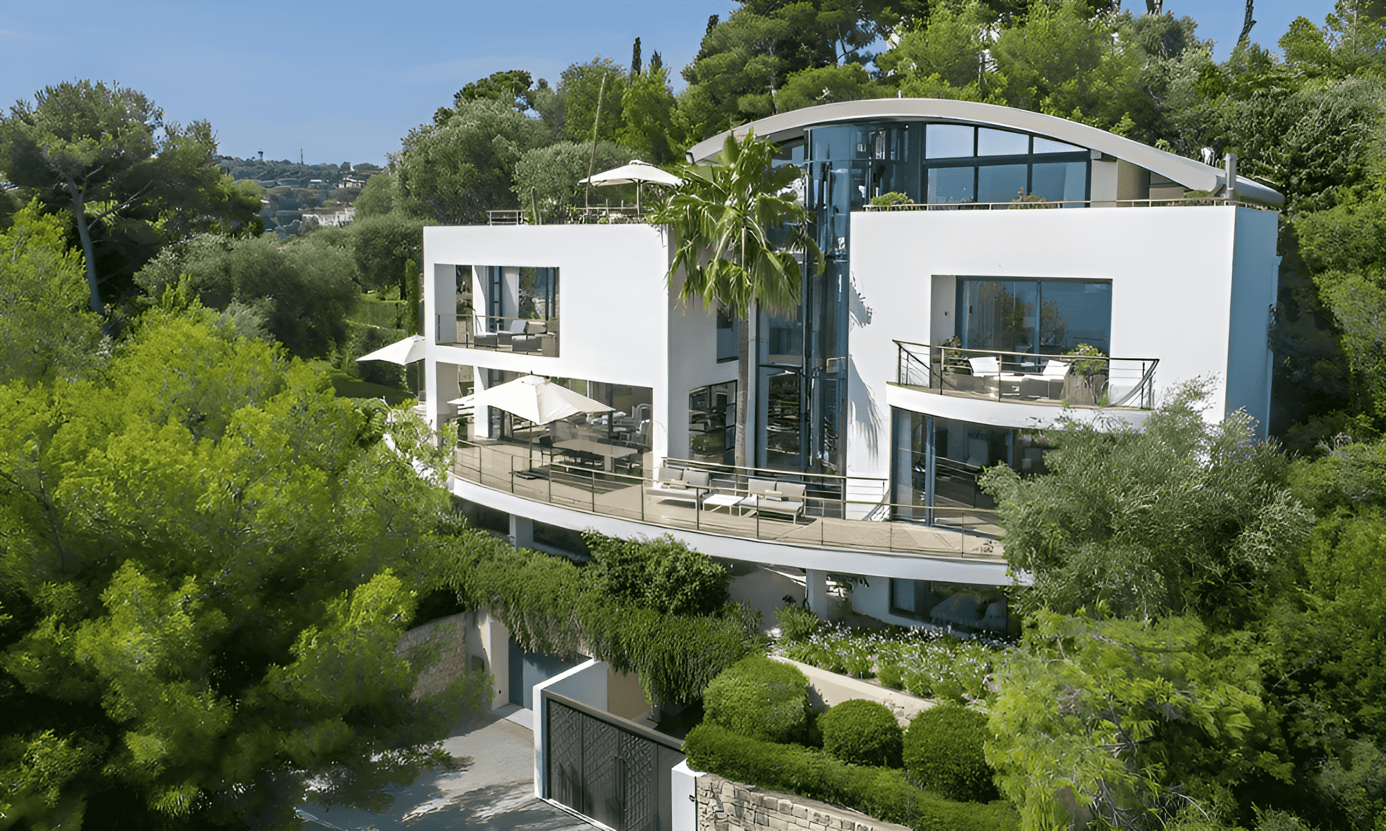 Saint-Jean-Cap-Ferrat, Villa Hotel Colle Blanche, French Riviera, France – waterfront villa overlooking luxury yachts and the sparkling sea
