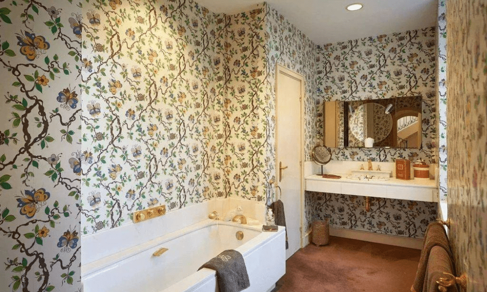 Elegant bedroom suite with access to private terrace
