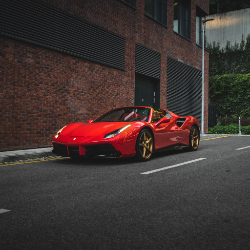 Luxury car rental icon